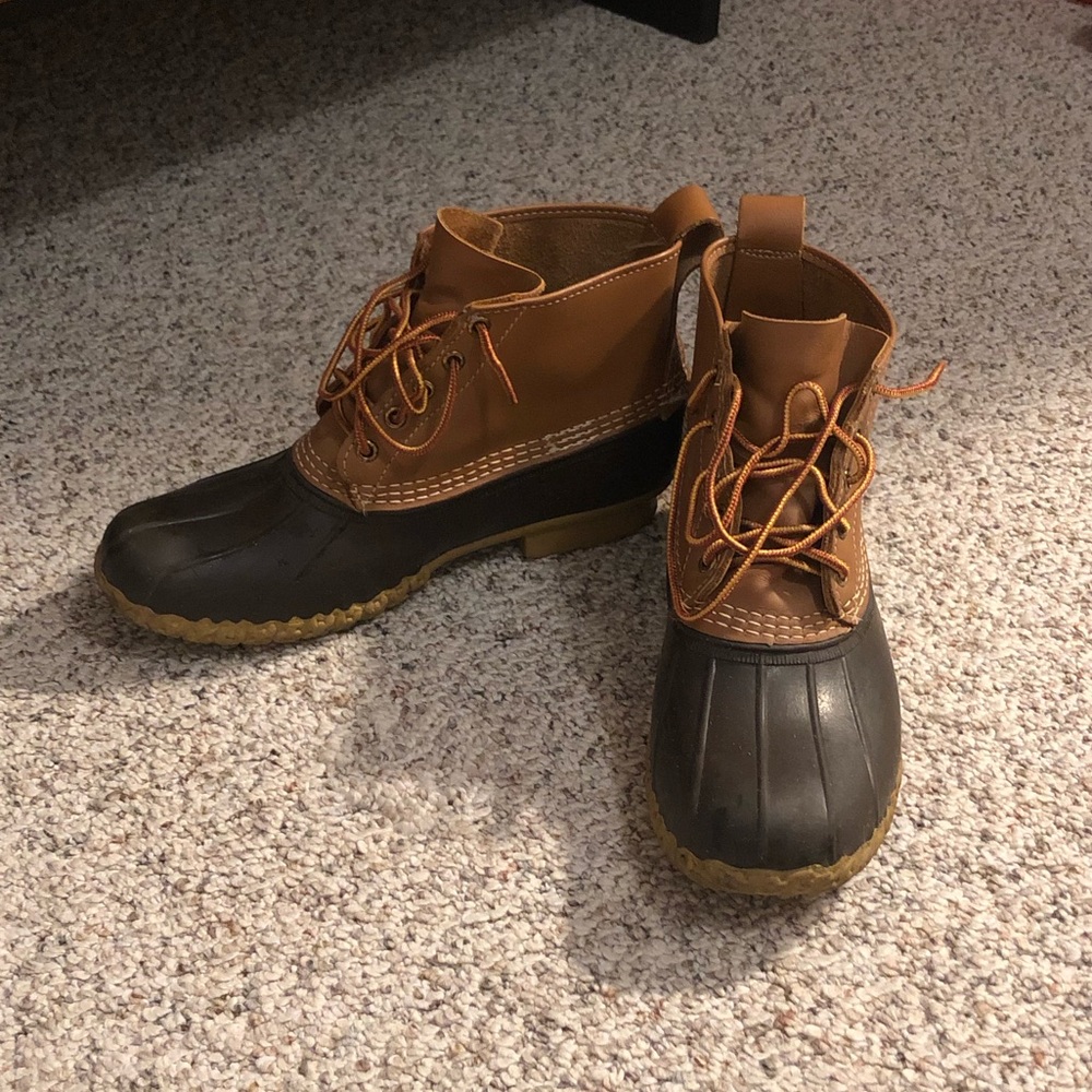 L.L. Bean Men's Bean Boots, 6" High, Size 9